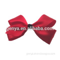 Fashion christmas hair accessories red ribbon hair bow